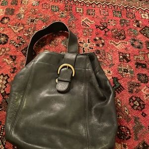 Vintage black coach bag